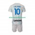 Camisola Inter de Milão Lautaro Martinez 10 Criança Equipamento Segundo 2022-2023 Manga Curta
